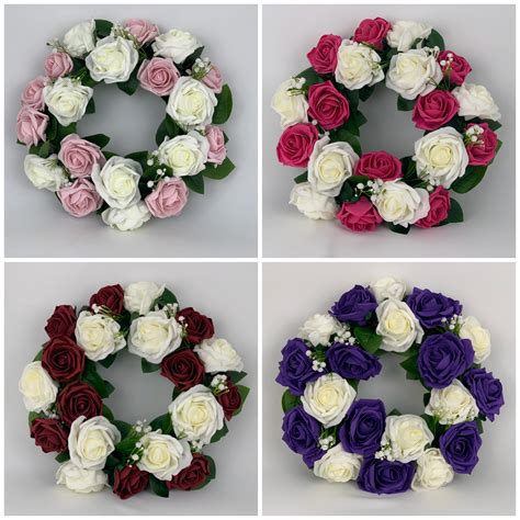Artificial Round Funeral Wreaths Artificial Funeral Flowers