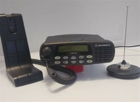 Motorola Cdm 1550 Gmrs Uhf 450 520 Mhz Aam25shf9du5an With Ltr Mic And