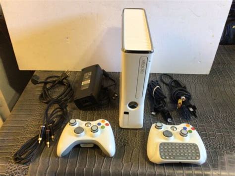Microsoft Xbox 360 Slim White Console For Sale Online Ebay