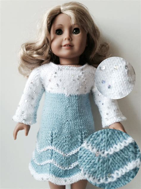 Ice Princess 18 Doll Dress Knitting Pattern 058 Etsy