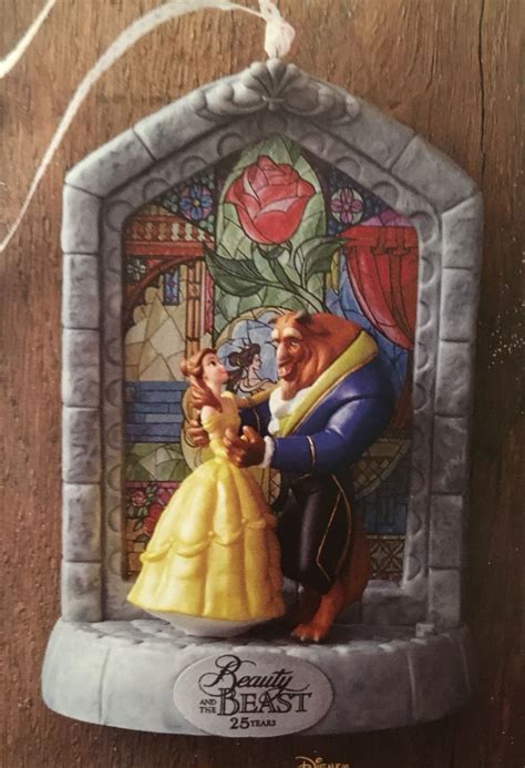 Beauty And The Beast 25th Anniversary 2016 Hallmark Ornaments Candy