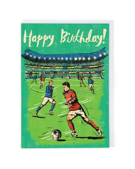 Happy Birthday Football Birthday Card Cath Tate Cards