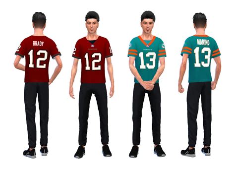 The Sims Resource Nfl Jerseys V2