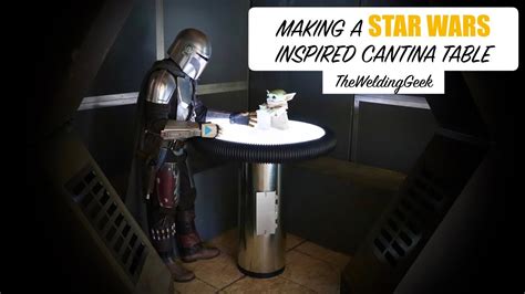 Making A Star Wars Inspired Cantina Table Youtube