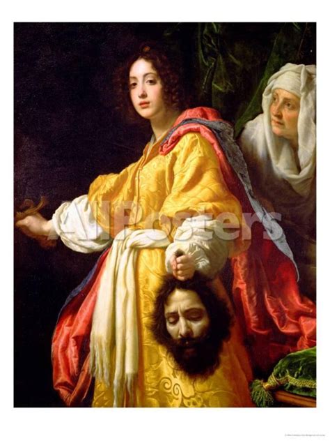 Judith With The Head Of Holofernes Circa 1615 Giclee Print