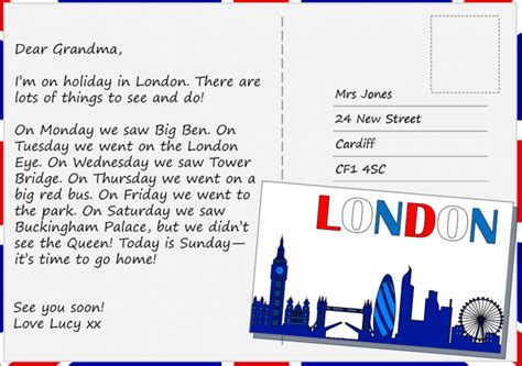 postcard  london learnenglish kids british council