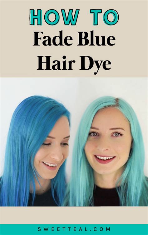 How To Fade Blue Hair Dye Or Lighten Hair At Home Dyed Hair Blue