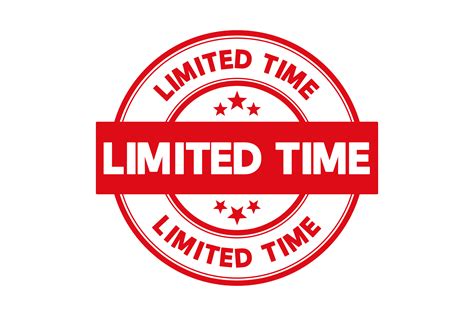 Round Limited Time Stamp Psd Psdstamps