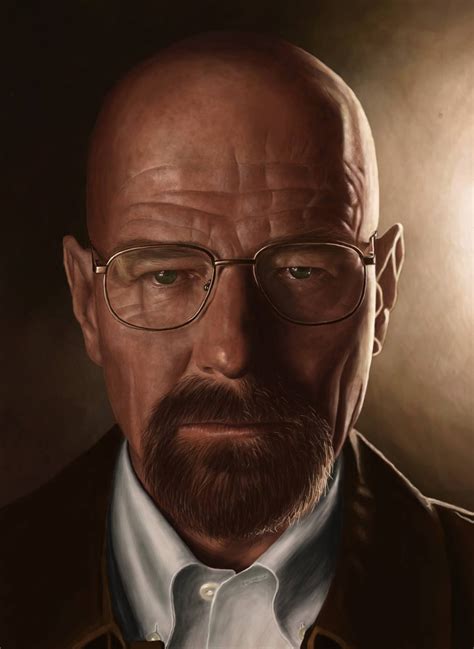 Digital Painting Walter White Heisenberg Breaking Bad I Am The One