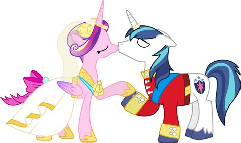 Princess Cadance And Shining Armour Kissing By 90sigma On Deviantart