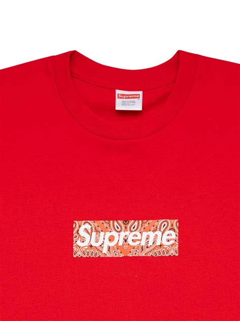 Shop Supreme Bandana Box Logo T Shirt With Express Delivery Farfetch