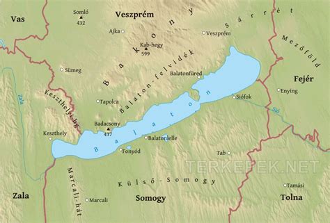 Felvidék térkép cca 1938 az ezeréves magyar felvidék. Balaton környékének domborzati térképe