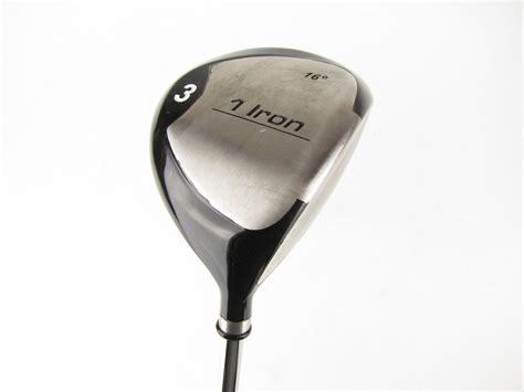 One 1 Iron Golf Fairway 3 Wood 16 Degree W Steel Out Of Stock