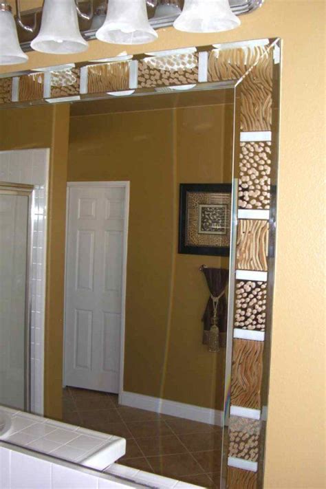 Animal Print Mirror Border With Images Large Bathroom Mirrors