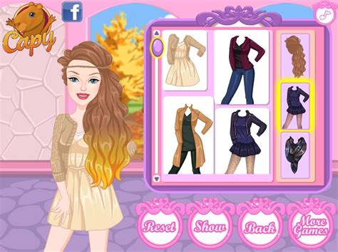 Barbie Fashionista Autumn Trends Game Fun Girls Games