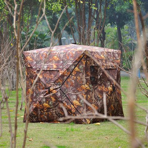 Pop Up Hunting Ground Blind Real Tree Camo Tent Hunt Turkey Deer 58 2