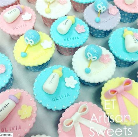 Baby Shower Cupcake Toppers Shower Bebe Baby Shower Cupcakes Shower
