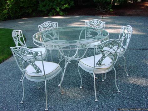 Beautiful Vintage Wrought Iron Patio Table And Chairs Price 600 In