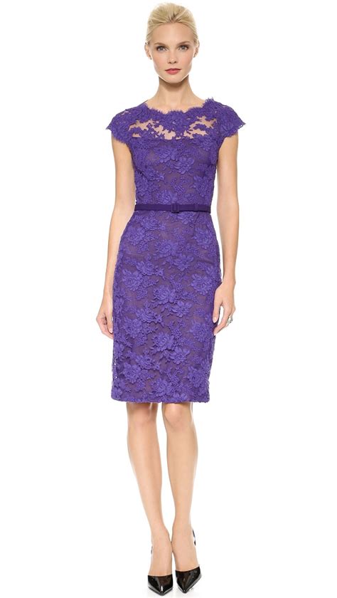 Purple Sheath Dress