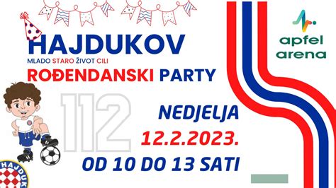 Hajdukov Rođendanski Party Apfel Arena