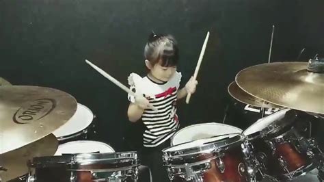 Ploykwan6 Yrs Play Drum Tiktok Song Youtube