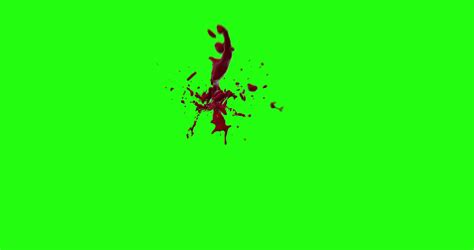4k Blood Burst Motion Blur Green Screen 126 Stock Footage Sbv