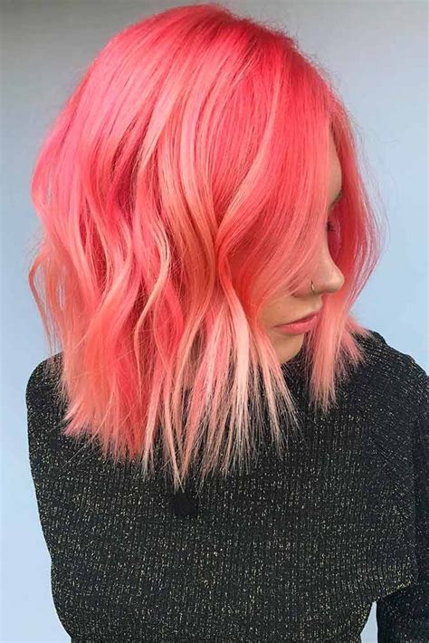 Amazing Ideas To Wear Peach Hair This Summer Peach Hair Coral Hair