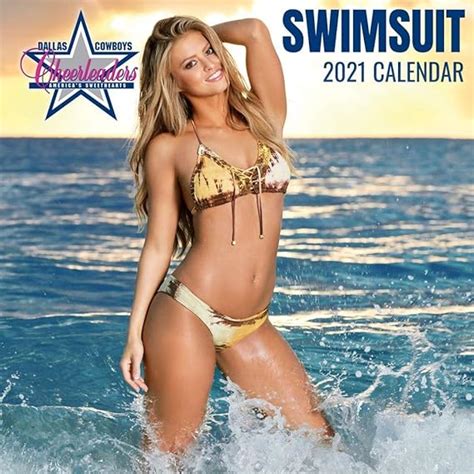 Turner Licensing Nfl Calendario De Pared Dallas Cowboys Animadora Swimsuit Calendar Amazon