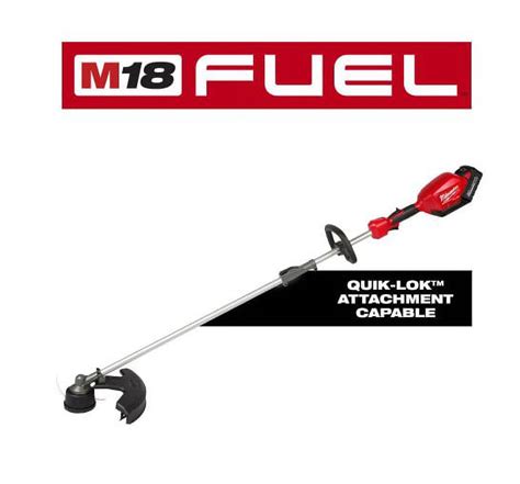 Milwaukee M Fuel Volt Lithium Ion Brushless Cordless String Trimmer With Quik Lok