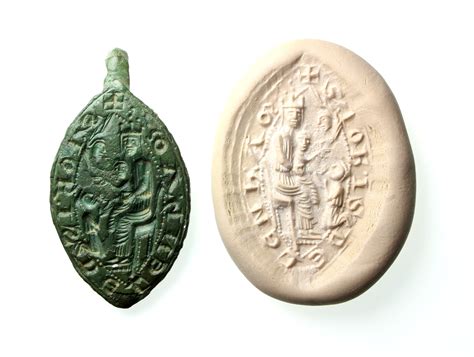 Medieval Eccleasiastical Vesica Seal Matrix Silbury Coins