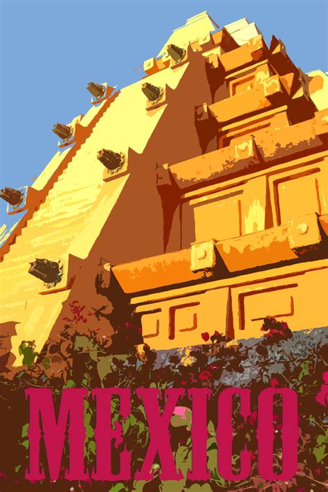 Brians Daily Ramblings And Artistic Endeavors Mexico Travel Poster
