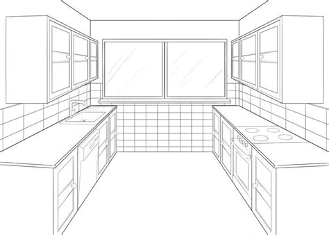 Kitchen Perspective By Amanduur With Images