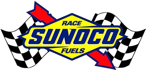 Sunoco Race Fuel Gasoline Automotive Art Racing Stickers Typography