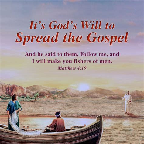 Bible Verse Its Gods Will To Spread The Gospel Matthew