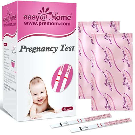 Buy Easy Home Pregnancy Test Strips Kit Powered By Premom Ovulation