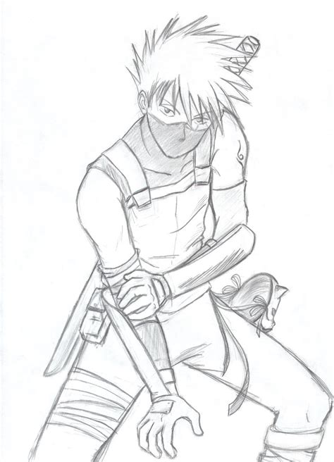 Easy Kakashi Drawings Sketch Coloring Page My XXX Hot Girl