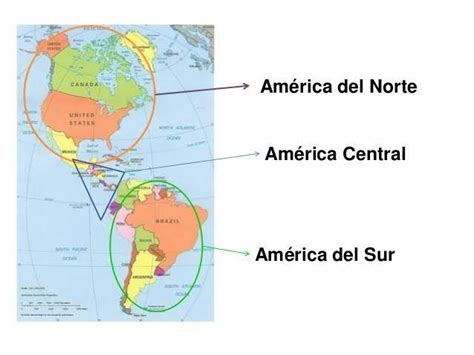 Mapa De America Del Norte Y Central