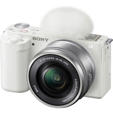 Sony Zv E10 Mirrorless Camera With 16 50mm Lens White Free 64gb