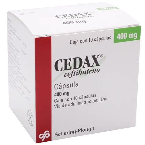 CEDAX 400MG C 10 CAP CEFTIBUTENO Emerita Farmacias