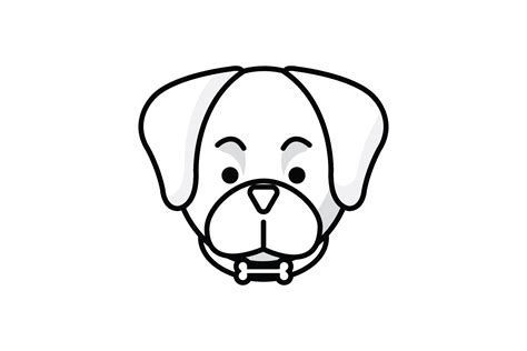 Cute Puppy Dog Face Svg Graphic By Genta Illustration Studio · Creative