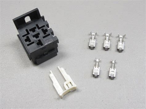 5 Pin Wire Square Relay Sockets Pack Of 10 New 114 01000 10 Jandn Lead
