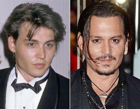 Celebrities Then And Now Johnny Depp Celebrities Then