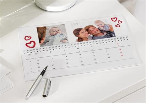 Calendrier De Bureau Personnalisable Avec Photos