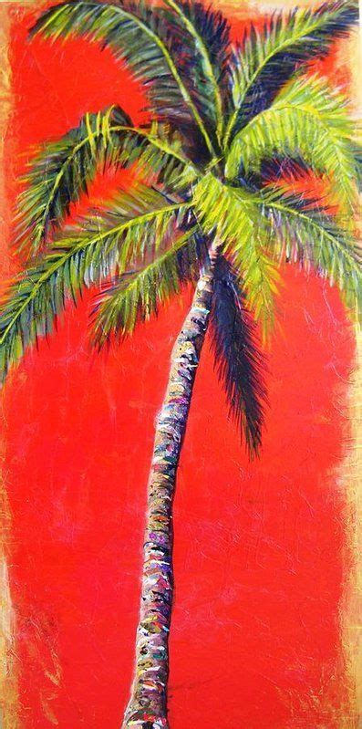Sunrise Palm Art Print By Kristen Abrahamson Palm Trees Painting
