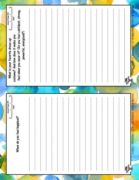 Printable Journal Prompts For Kids And Teens Journal Prompts For Kids