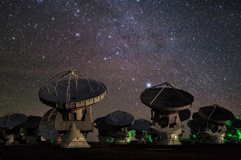 alma radio astronomy antennas photograph by babak tafreshi science photo library