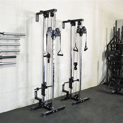 A weak framework would mean that it could result in injuries and reduce the durability. Titan Fitness Wall Mounted Pulley Tower | Short | V3