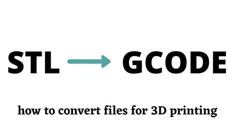 Stl To Gcode For 3d Printing How To Convert Files Youtube