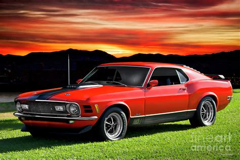 1970 Ford Mustang Mach 1 Fastback Photograph By Dave Koontz Pixels Merch