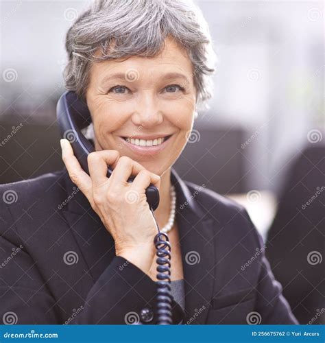 Shes Very Friendly On The Phone A Mature Businesswoman Talking On The
